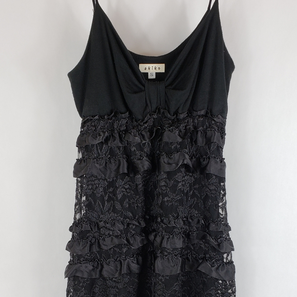 Akiko Black Lace Dress